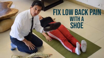 FIX LOW BACK PAIN WITH A SHOE