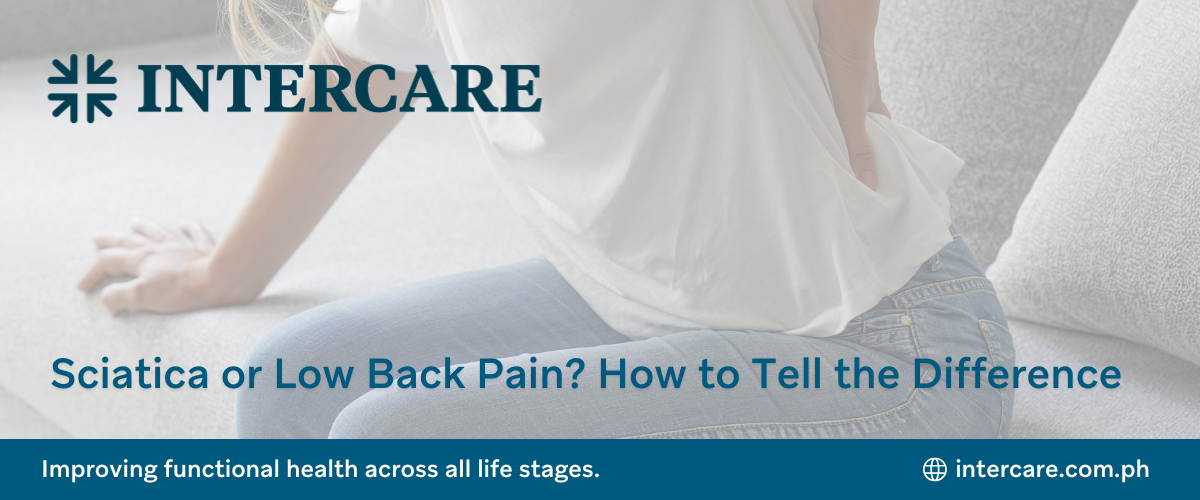Sciatica or Low Back Pain? How to Tell the Difference